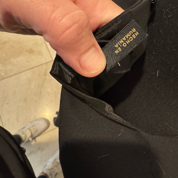 Escada Black Classic Lined Dress long sleeve Gold Label size 170/92A us medium - Picture 6 of 8